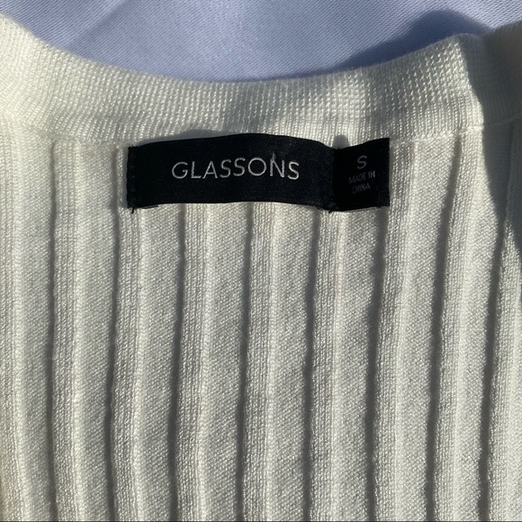 Glassons Ribbed Collar Crop Top - Picture 2 of 5